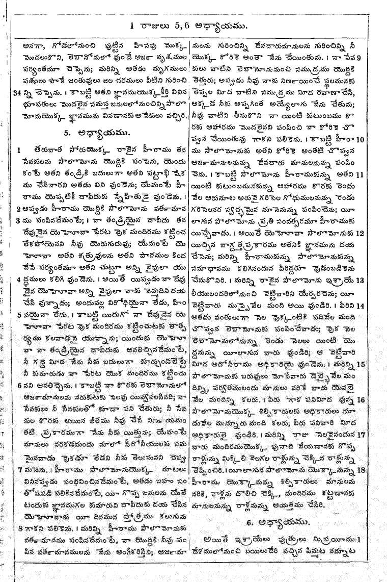 Page 381 of the 1881 Telugu Bible - 1 Kings