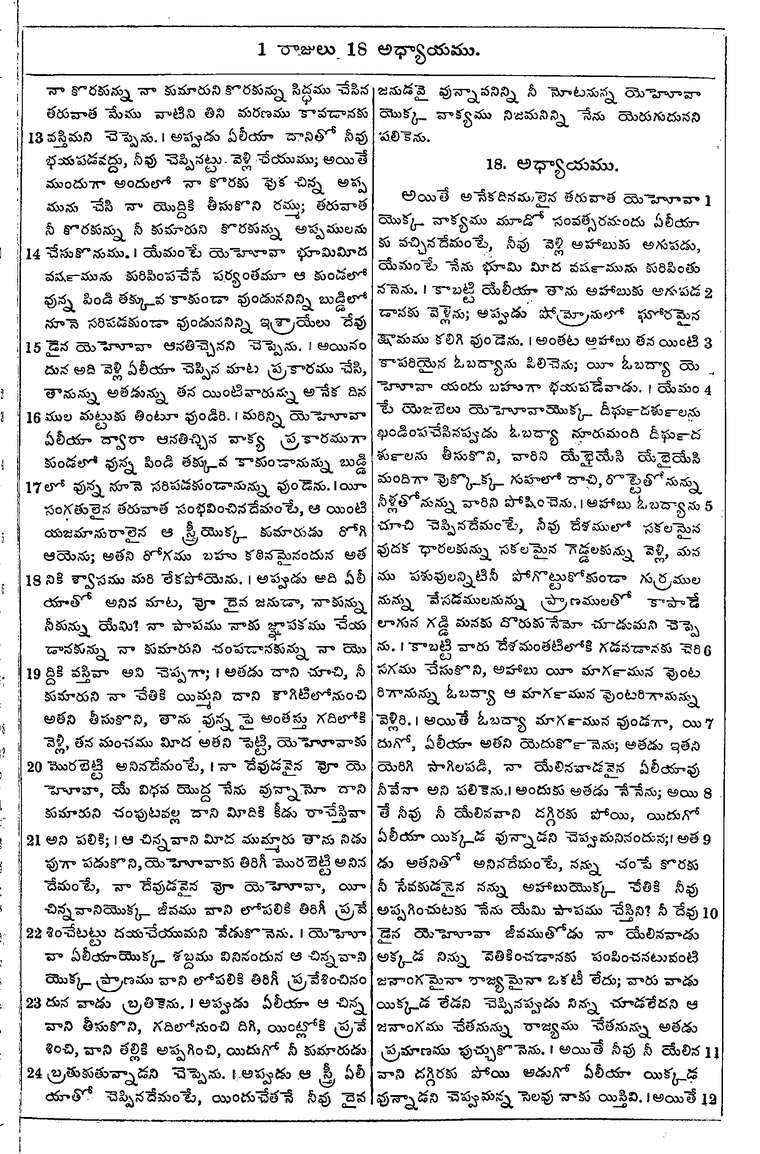 Page 401 of the 1881 Telugu Bible - 1 Kings