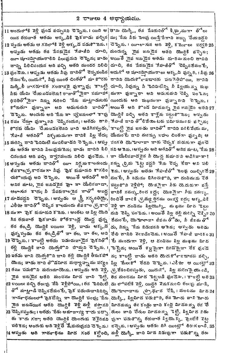 Page 415 of the 1881 Telugu Bible - 2 Kings