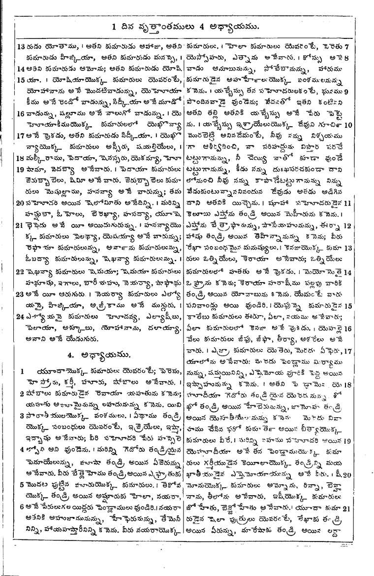 Page 449 of the 1881 Telugu Bible - 1 Chronicles