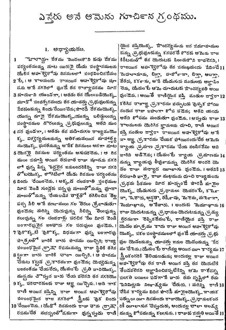 Page 546 of the 1881 Telugu Bible - Esther