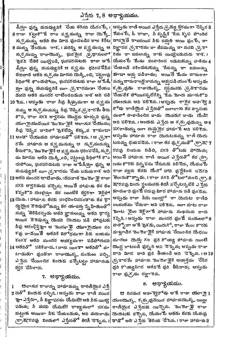 Page 551 of the 1881 Telugu Bible - Esther