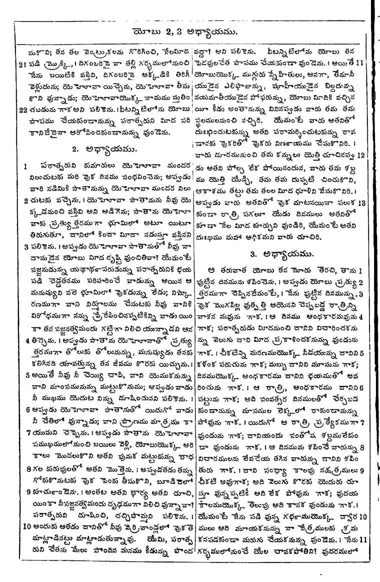 Page 556 of the 1881 Telugu Bible - Job