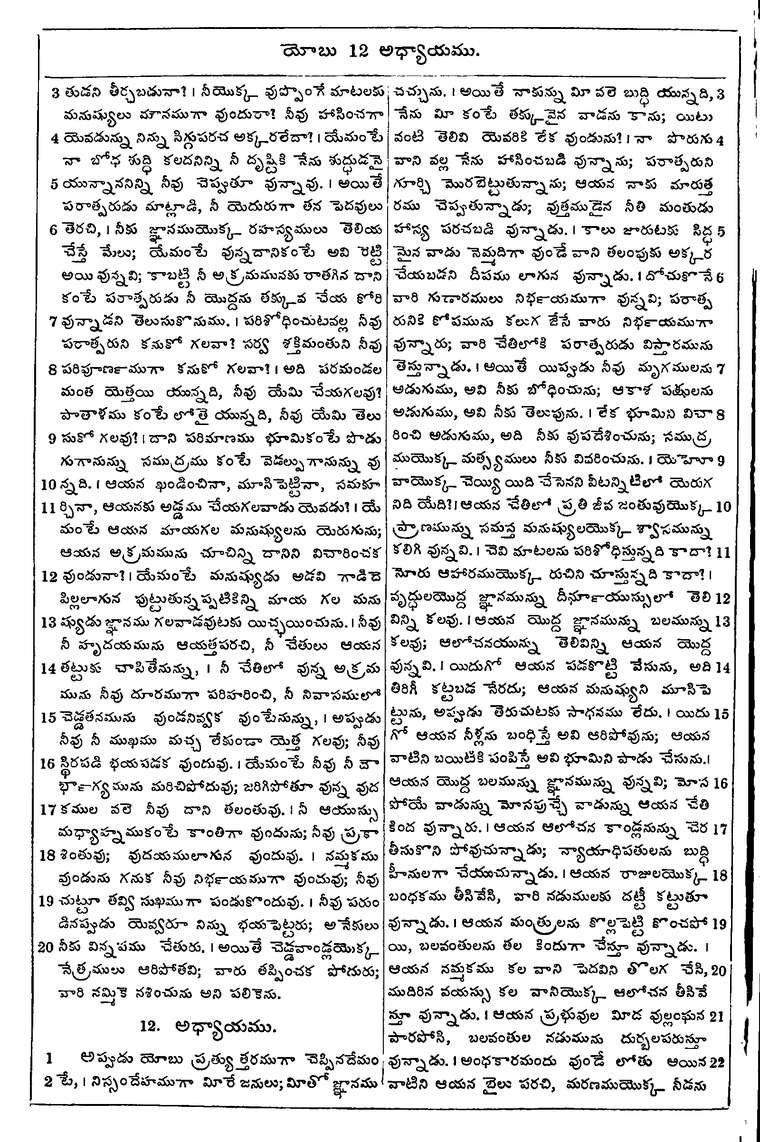 Page 562 of the 1881 Telugu Bible - Job