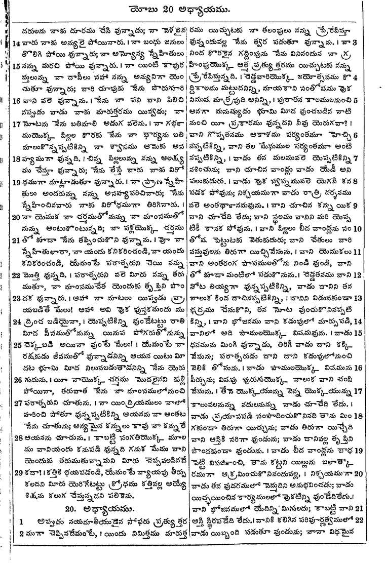 Page 567 of the 1881 Telugu Bible - Job