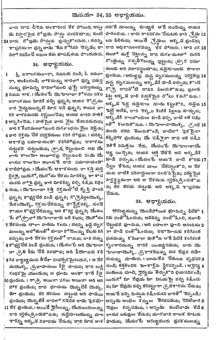 Page 819 of the 1881 Telugu Bible - Isaiah