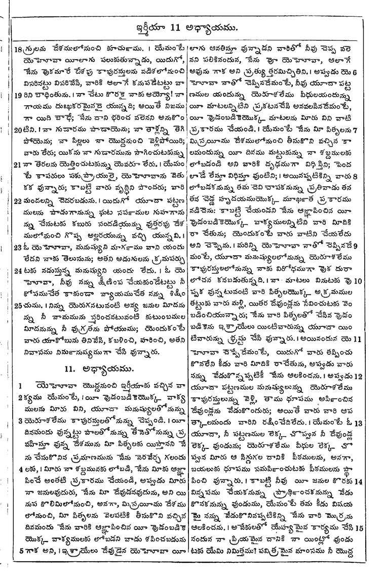 Page 859 of the 1881 Telugu Bible - Jeremiah