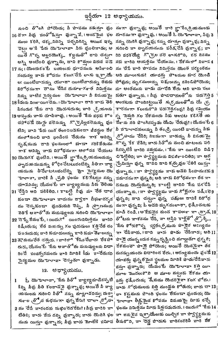 Page 860 of the 1881 Telugu Bible - Jeremiah