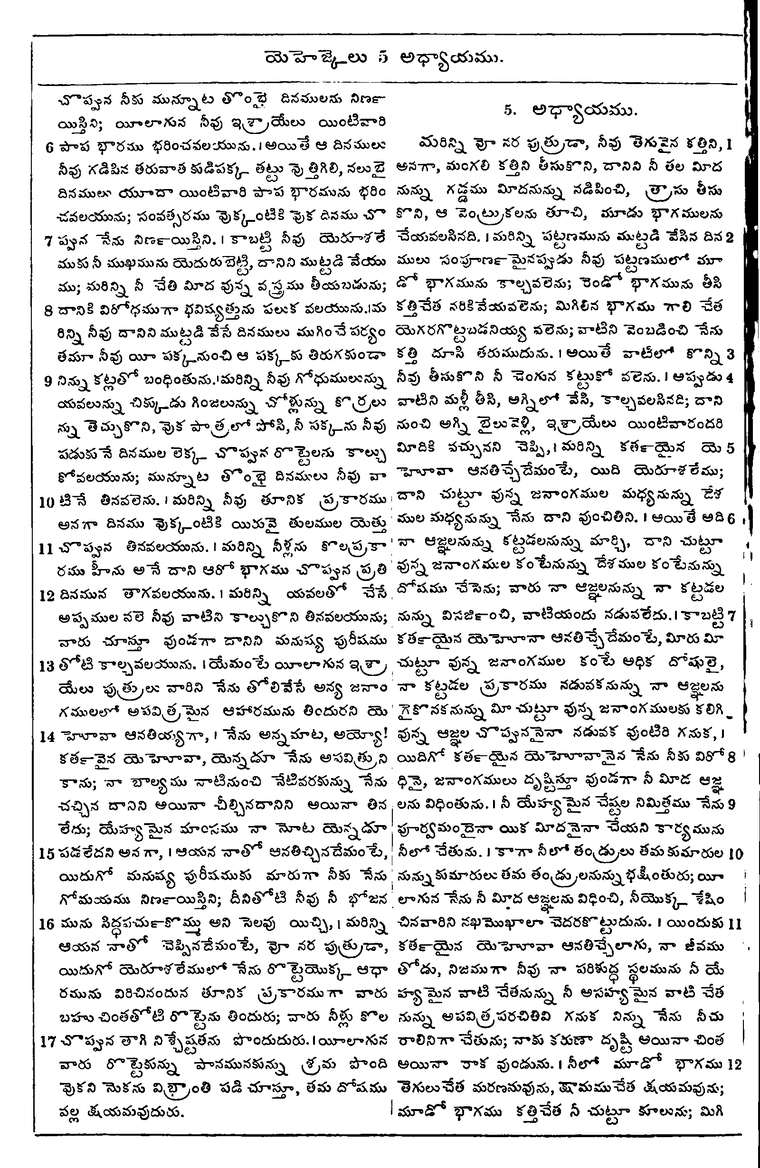 Page 916 of the 1881 Telugu Bible - Ezekiel