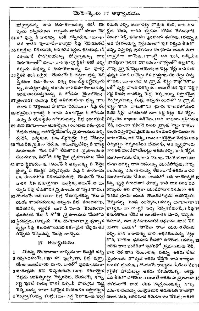 Page 928 of the 1881 Telugu Bible - Ezekiel