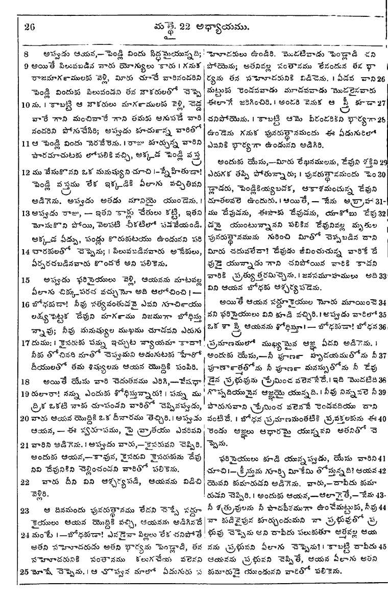 Page 1060 of the 1881 Telugu Bible - Matthew