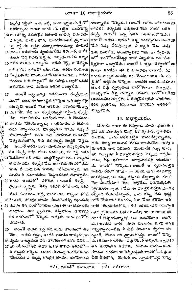 Page 1119 of the 1881 Telugu Bible - Luke