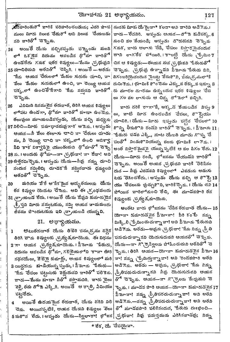 Page 1161 of the 1881 Telugu Bible - John