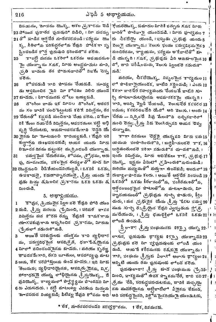 Page 1250 of the 1881 Telugu Bible - Ephesians