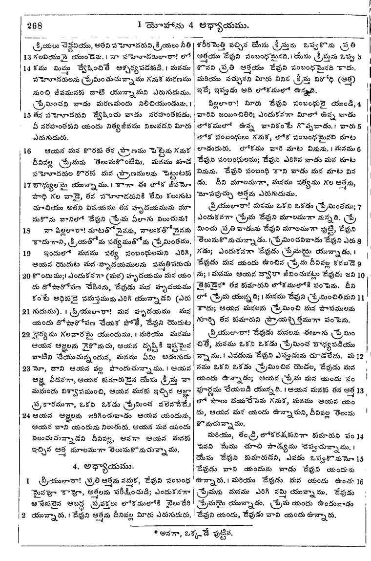Page 1302 of the 1881 Telugu Bible - 1 John