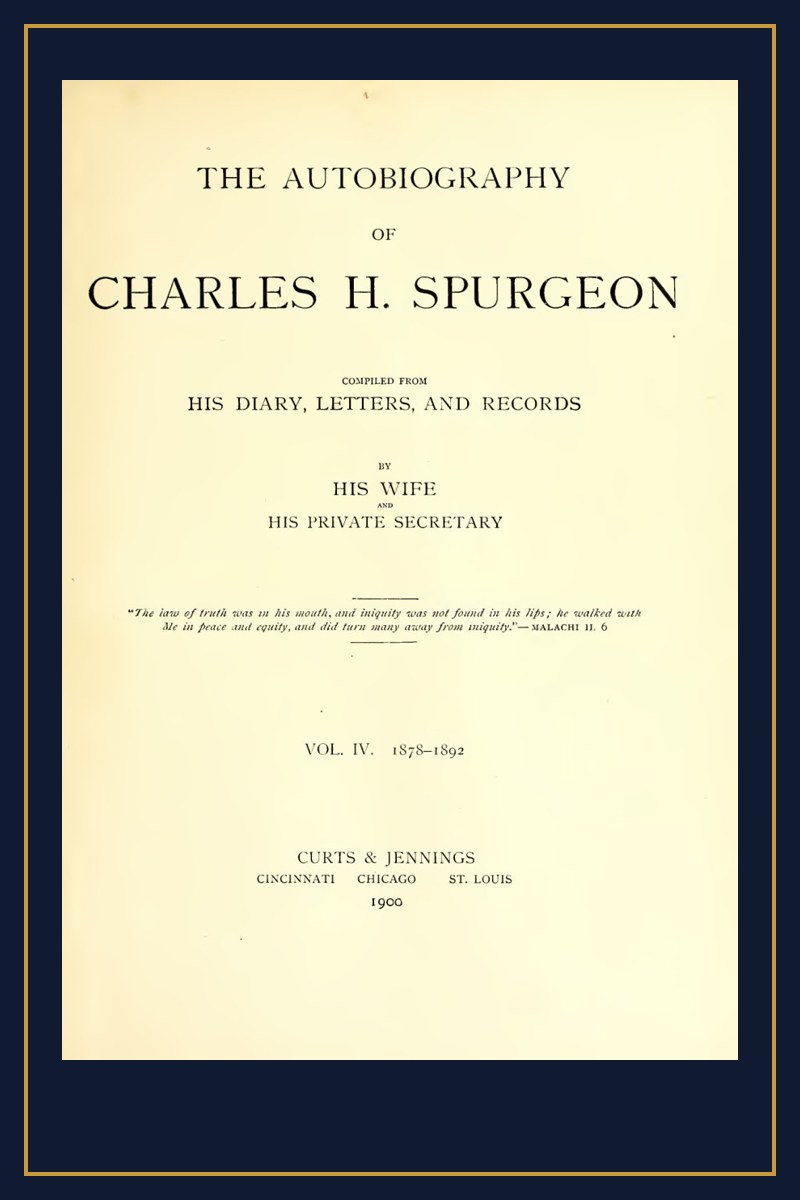 Cover of చార్లెస్ H. స్పర్జన్ ఆత్మకథ by Charles H. Spurgeon