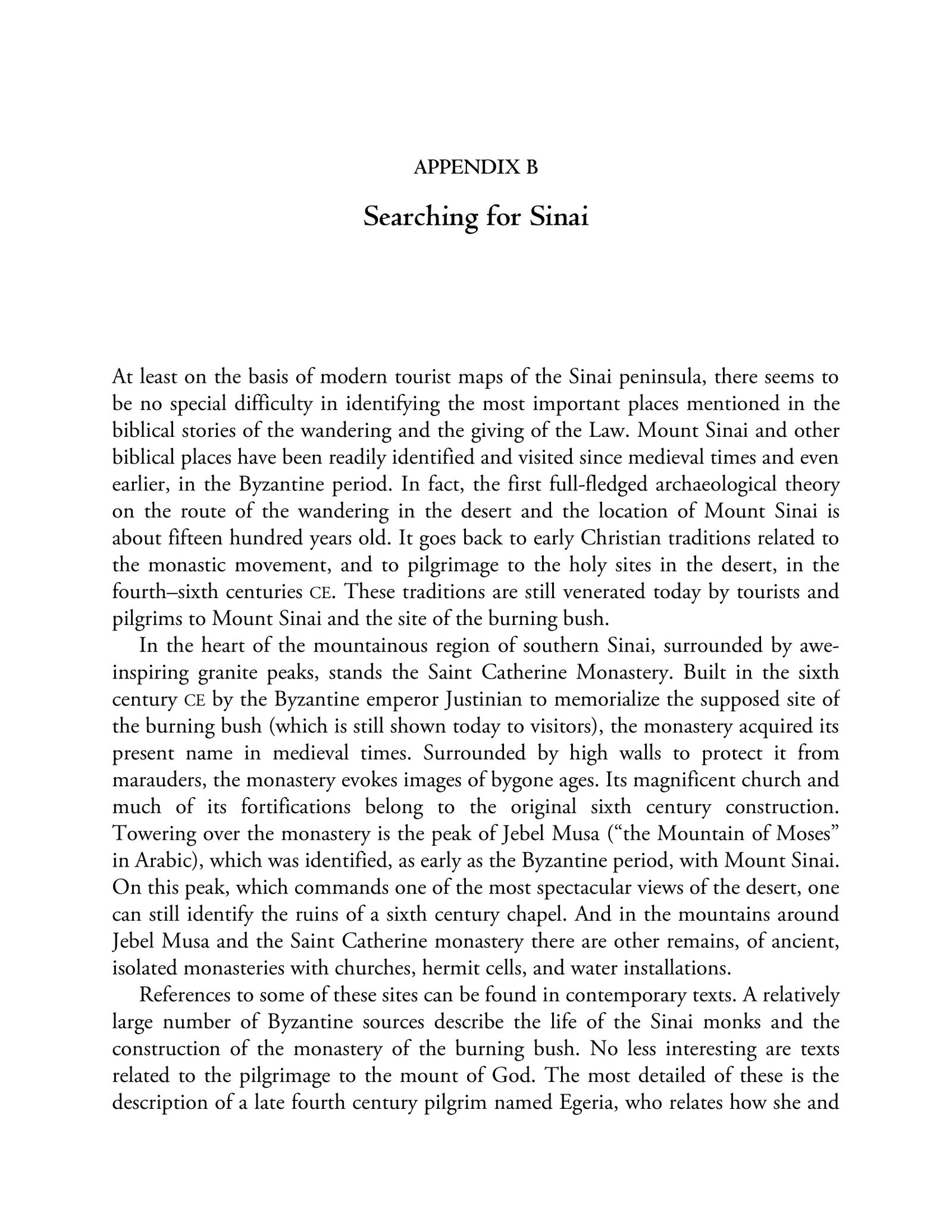 Page 297 — అనుబంధం B: సినాయ్ కోసం శోధిస్తోంది