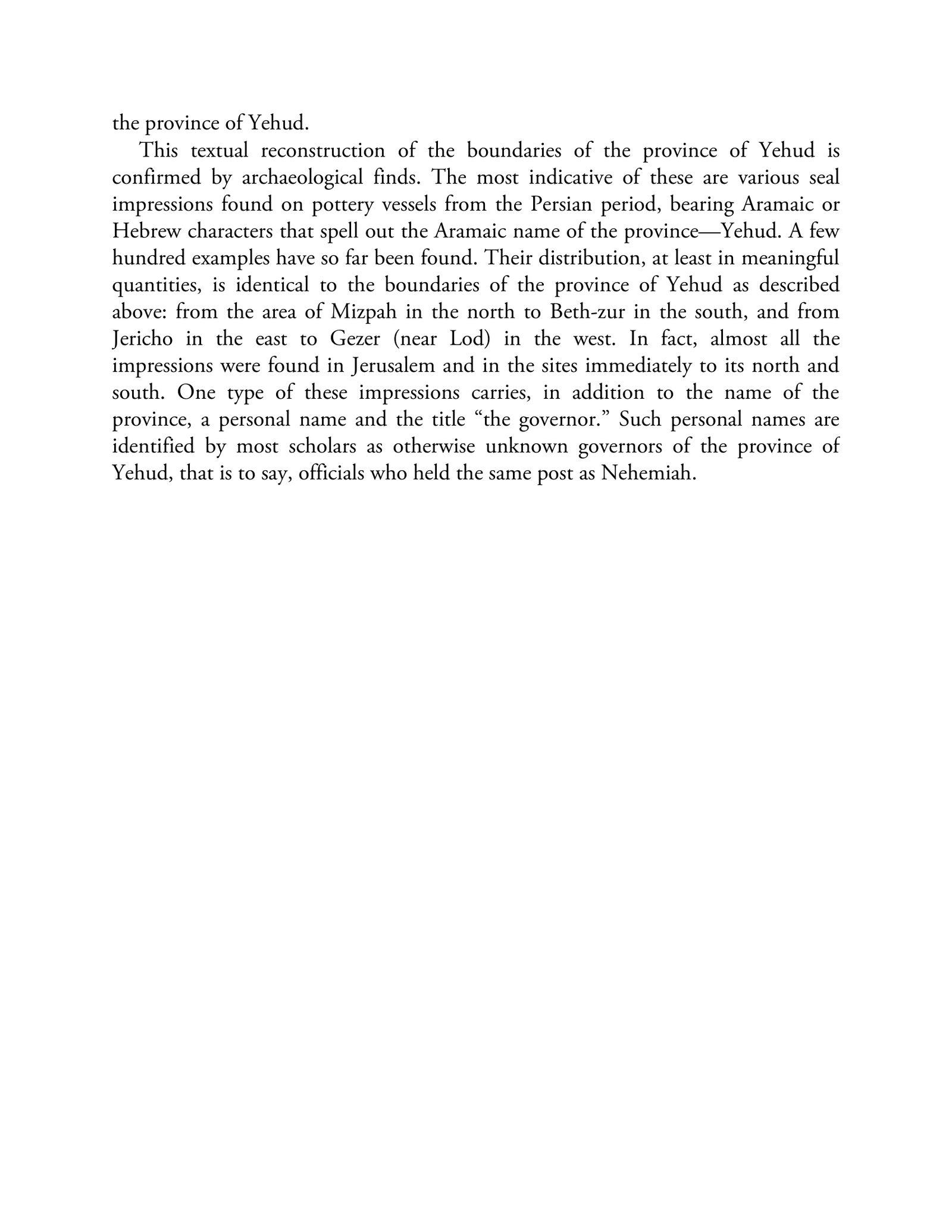 Page 321 — అనుబంధం G: యెహుద్ ప్రావిన్స్ యొక్క సరిహద్దులు