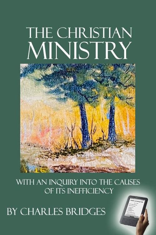 The Christian Ministry by Charles Bridges book cover