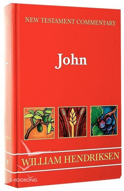 The Gospel of John by William Hendriksen book cover