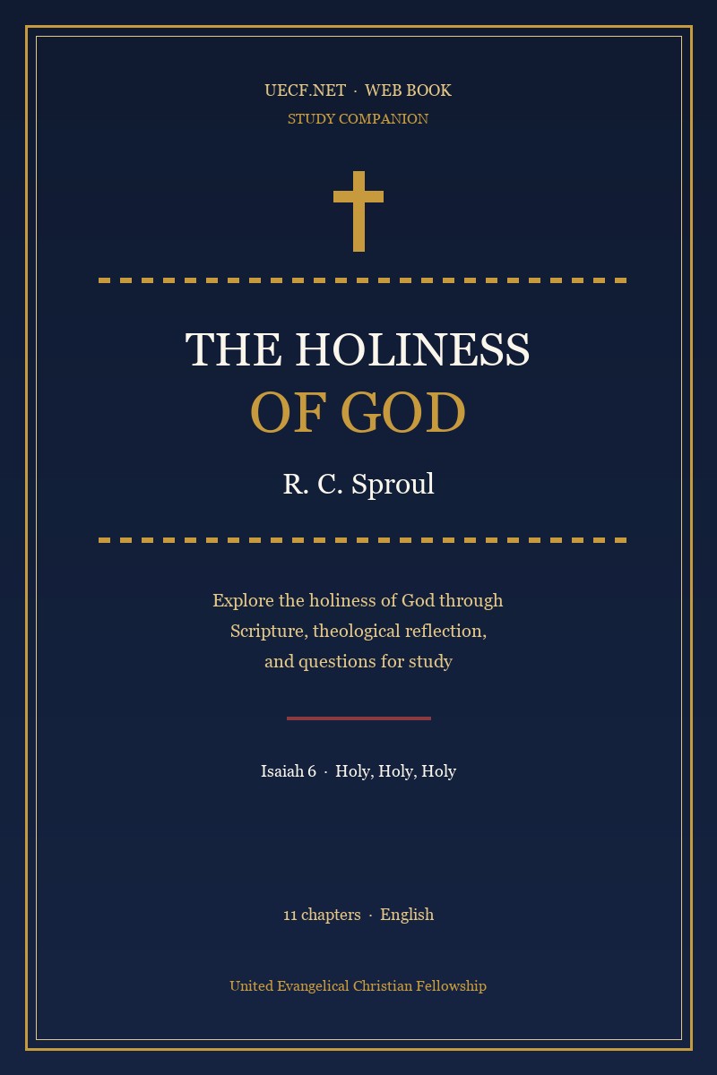 Cover art for the UECF.NET The Holiness of God study companion