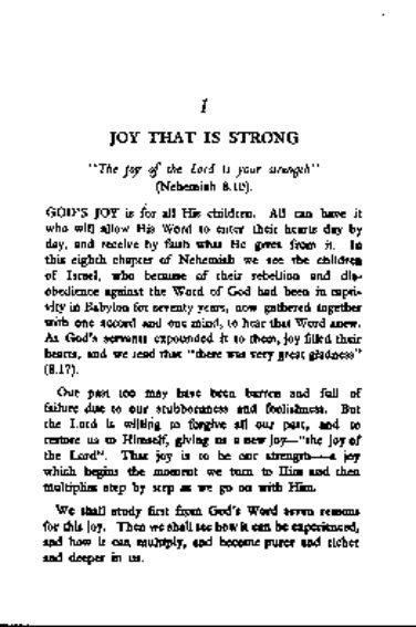 The Joy of the Lord by Bakht Singh
