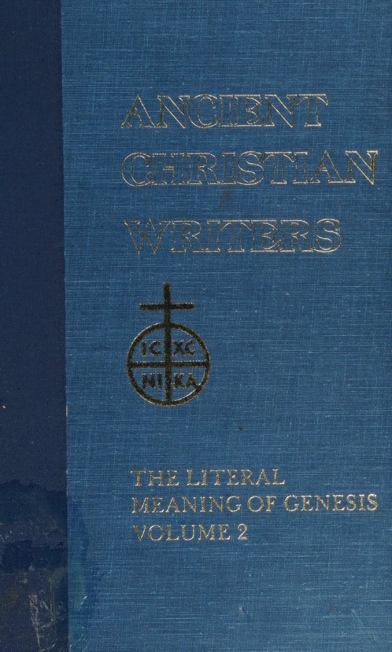 Cover of The Literal Meaning of Genesis