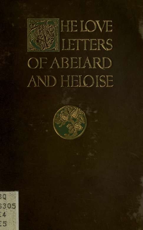 The Love Letters of Abelard and Heloise by Peter Abelard book cover