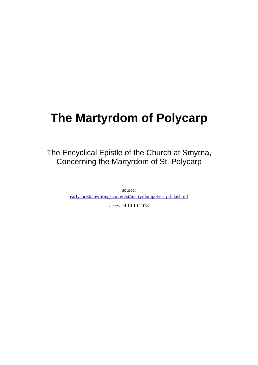 Cover of The-Martyrdom-of-Polycarp