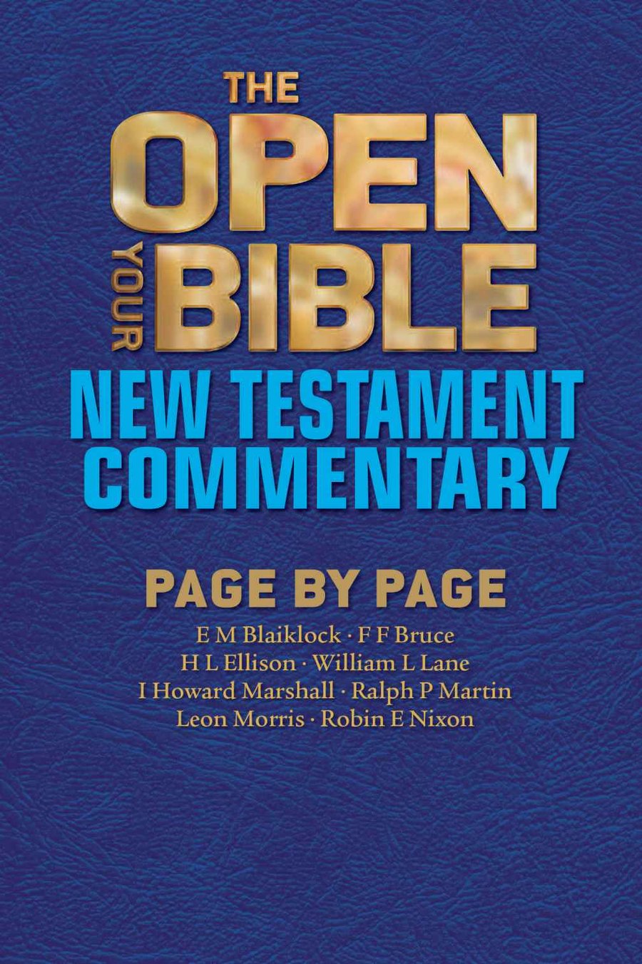 The Open Your Bible Commentary: The New Testament by F. F. Bruce book cover