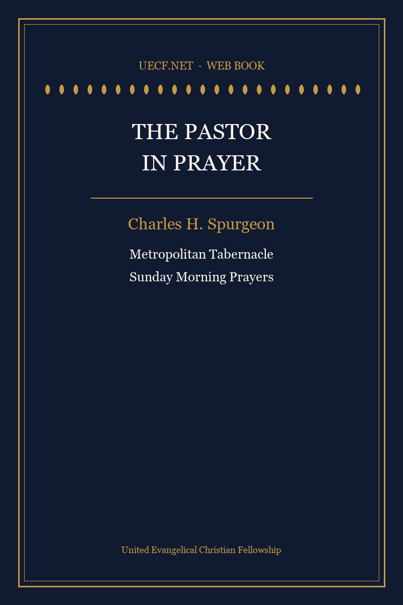 Cover of The Pastor in Prayer by Charles H. Spurgeon