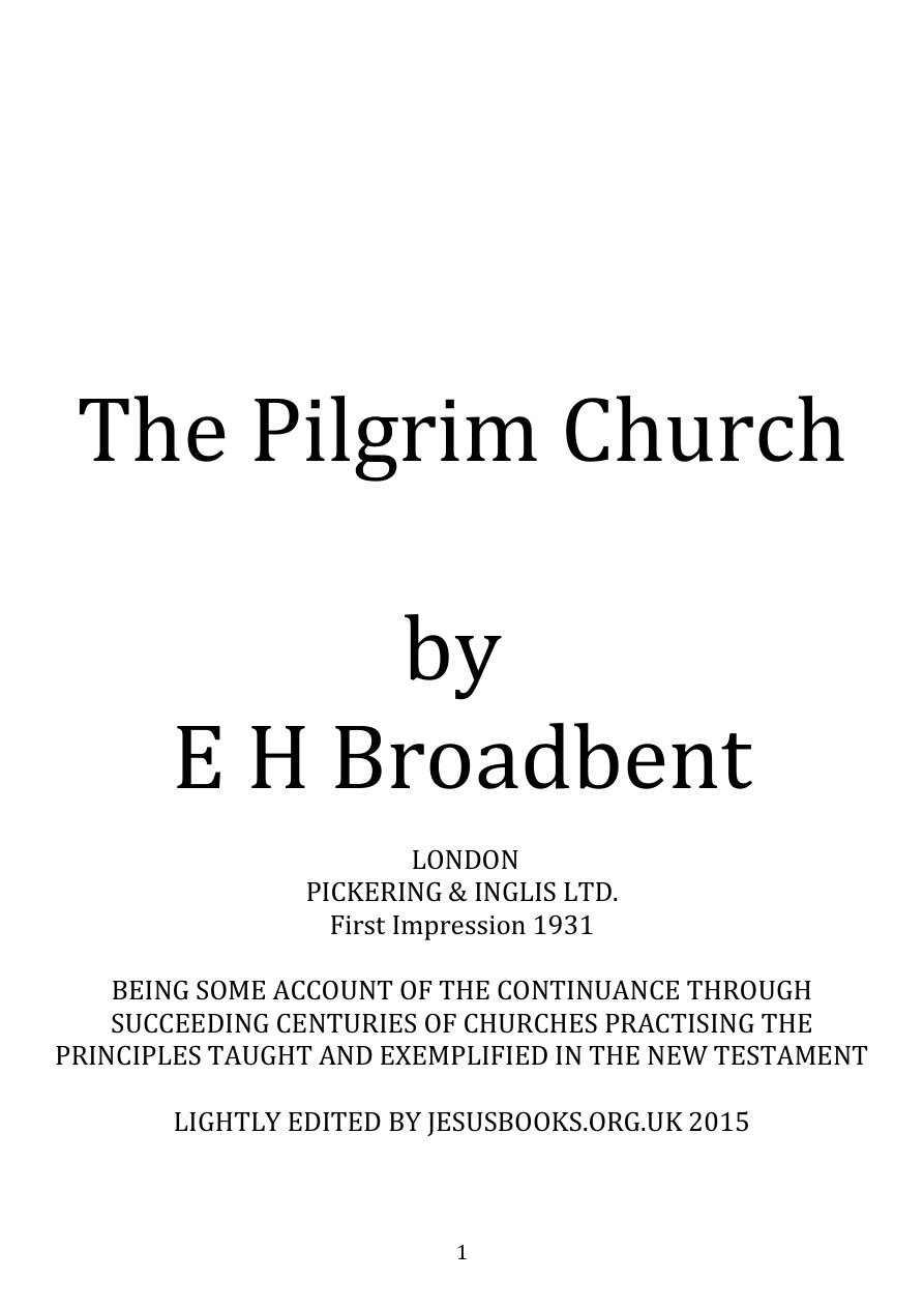 Cover of The-pilgrim-church