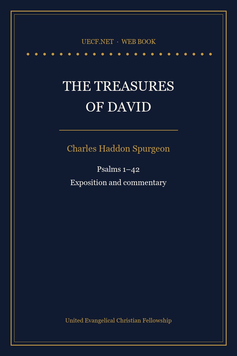 Cover of The Treasures of David by Charles Haddon Spurgeon