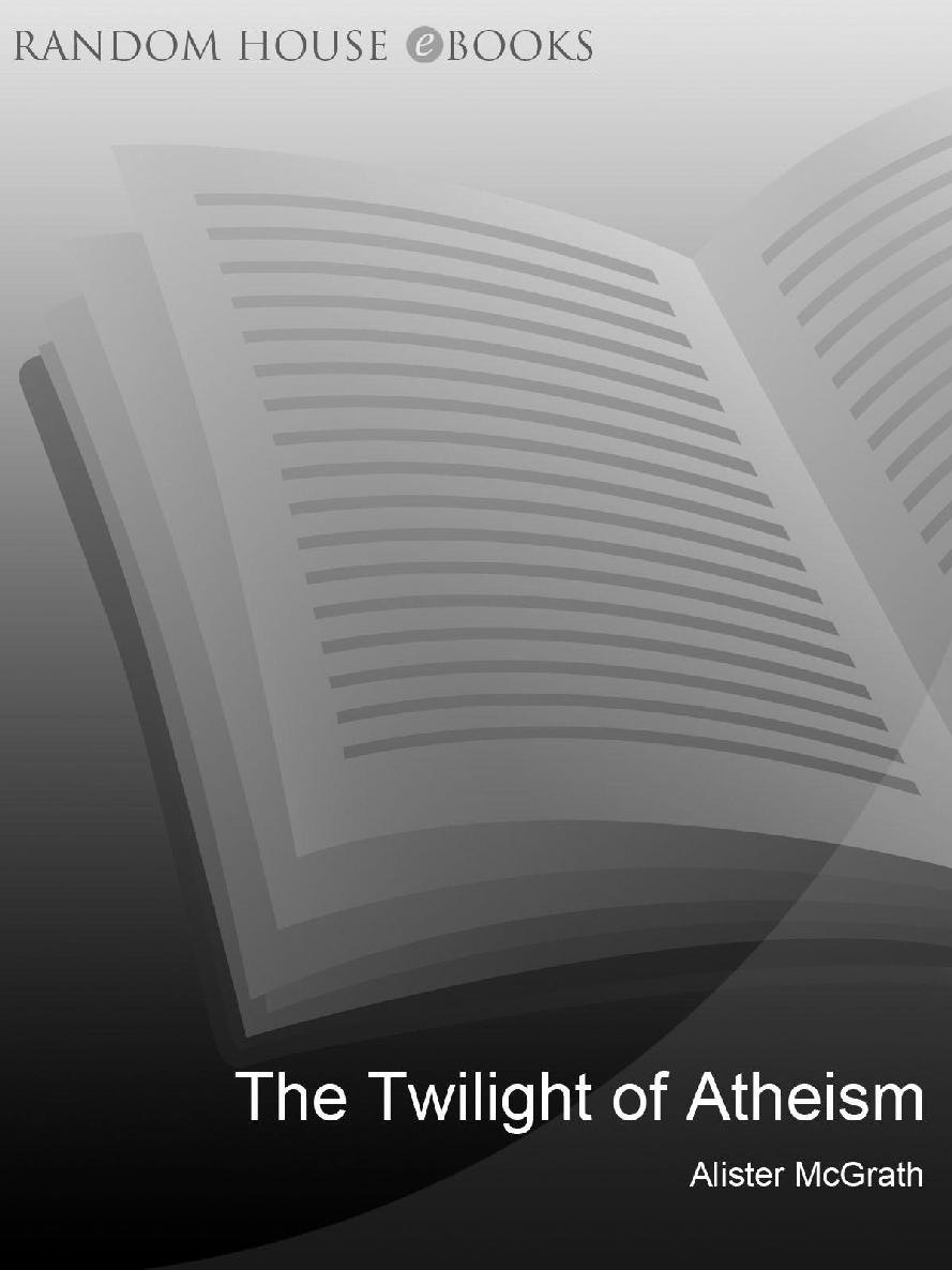 The Twilight of Atheism by Alister E. McGrath book cover