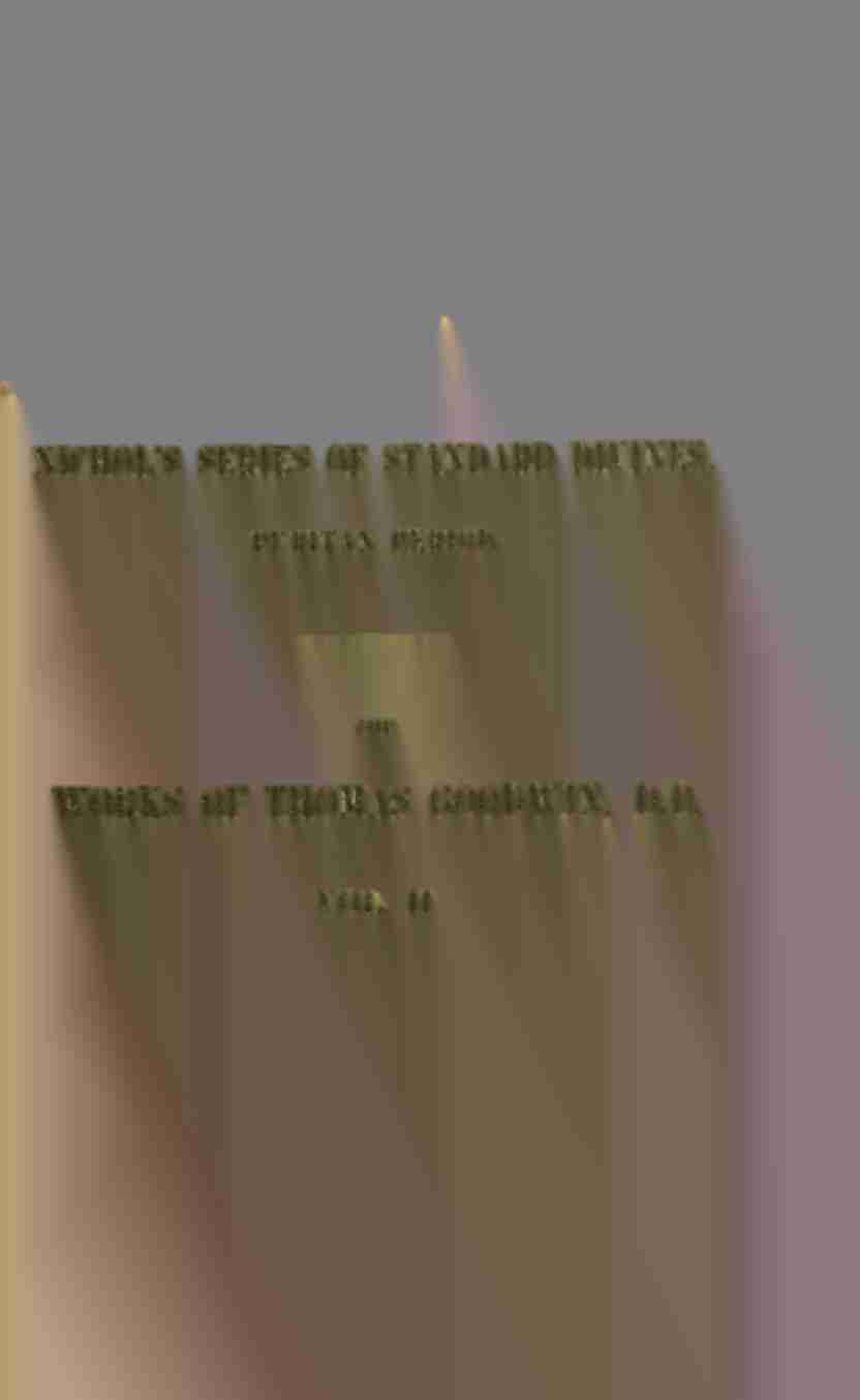 Cover of Thomasgoodwinvol