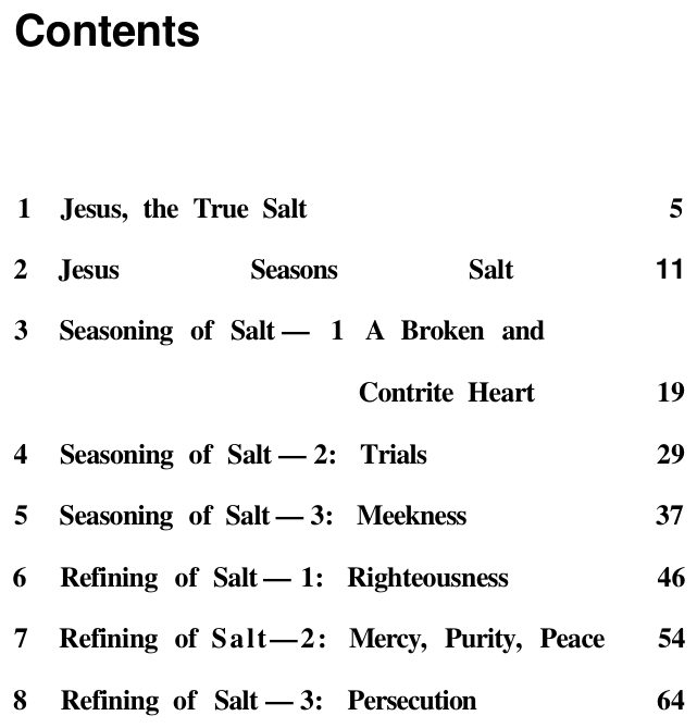 True Salt by Bakht Singh