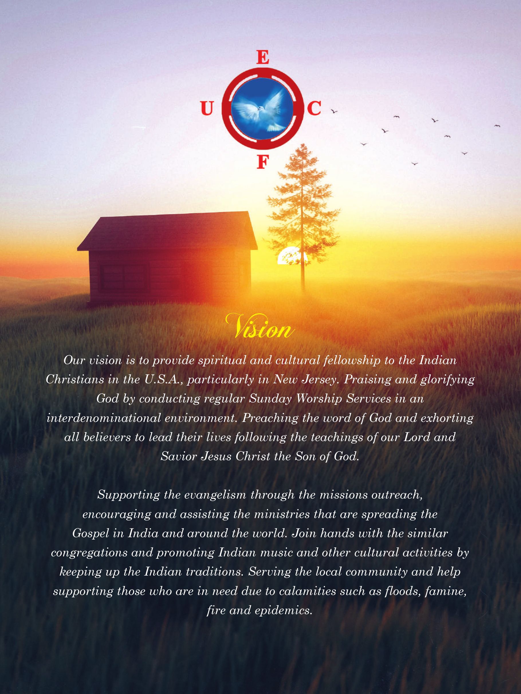 Page 2 of the UECF Silver Jubilee Souvenir