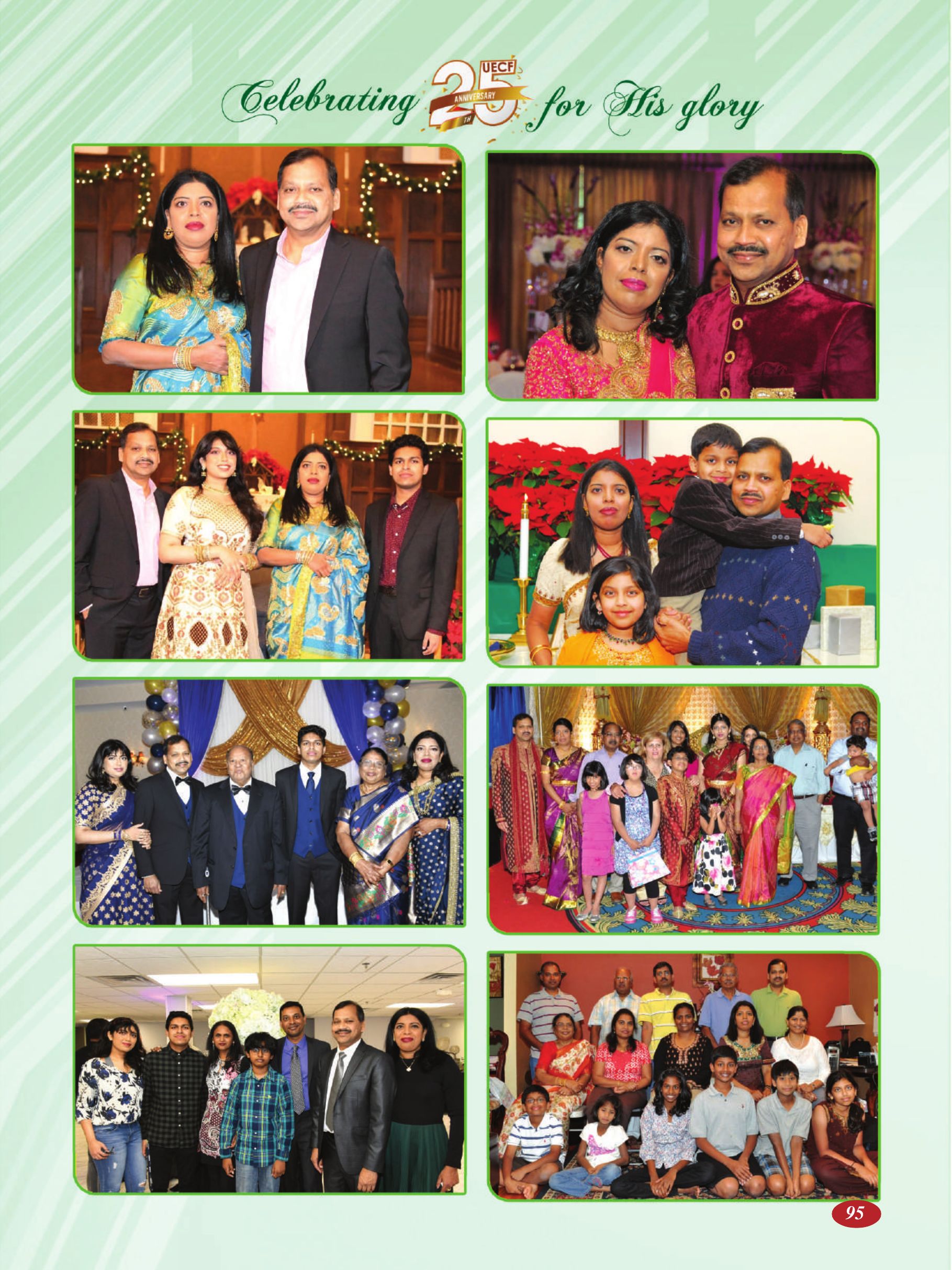 Page 95 of the UECF Silver Jubilee Souvenir