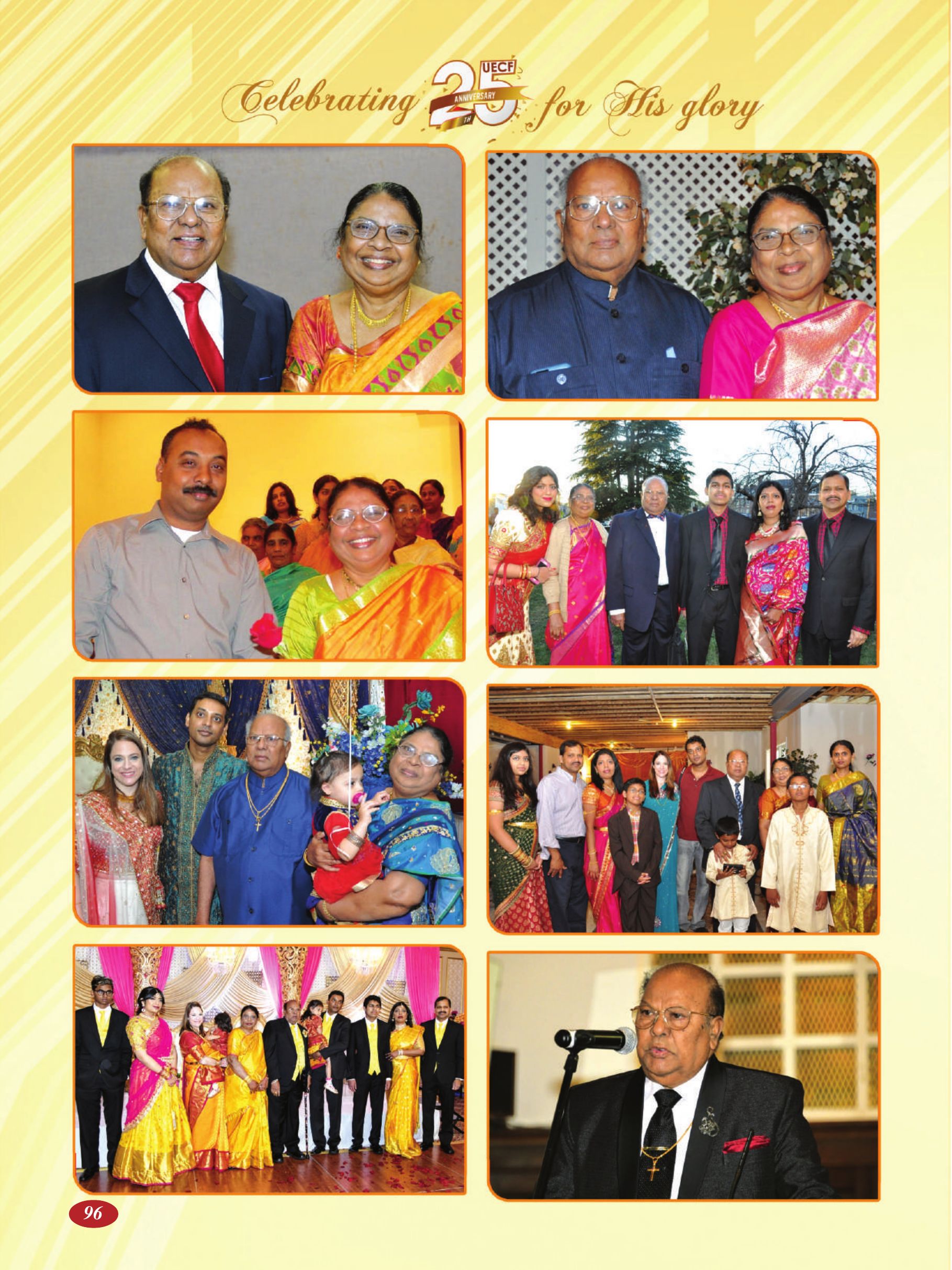 Page 96 of the UECF Silver Jubilee Souvenir