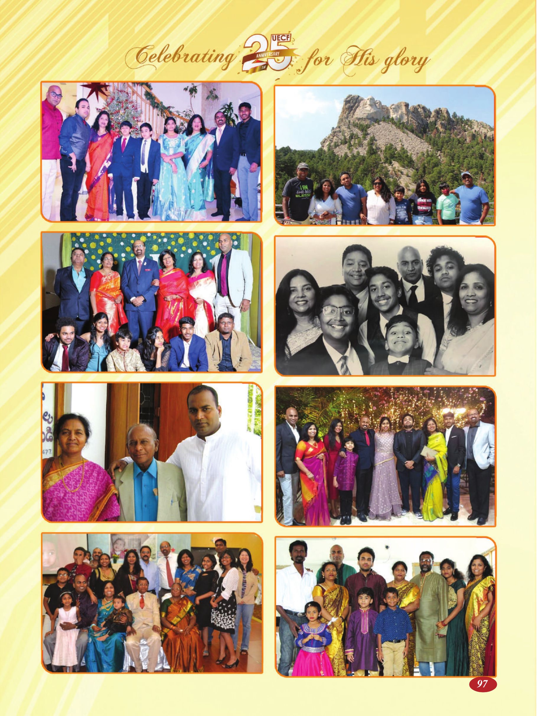 Page 97 of the UECF Silver Jubilee Souvenir