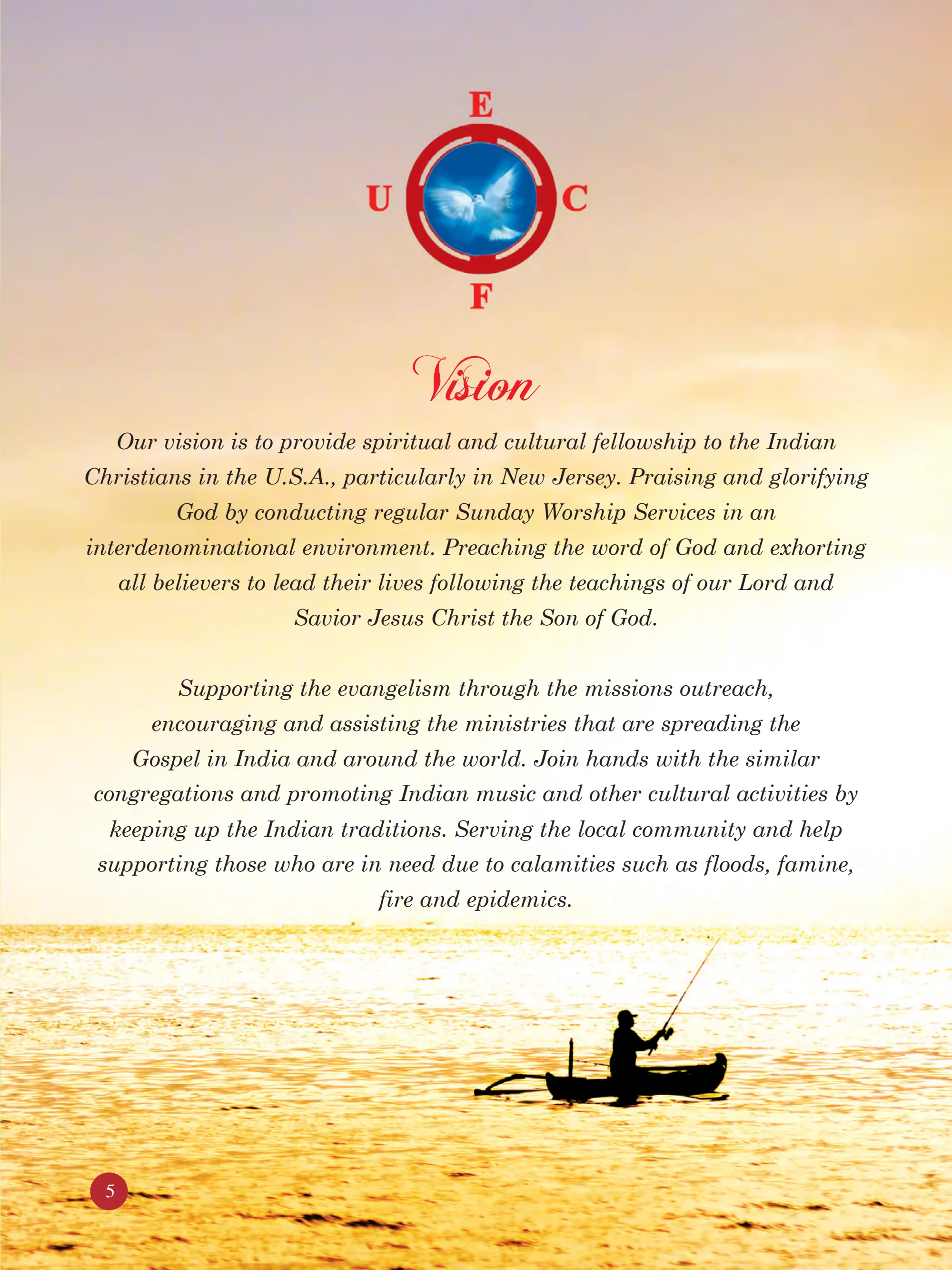Our Vision — original souvenir page 5