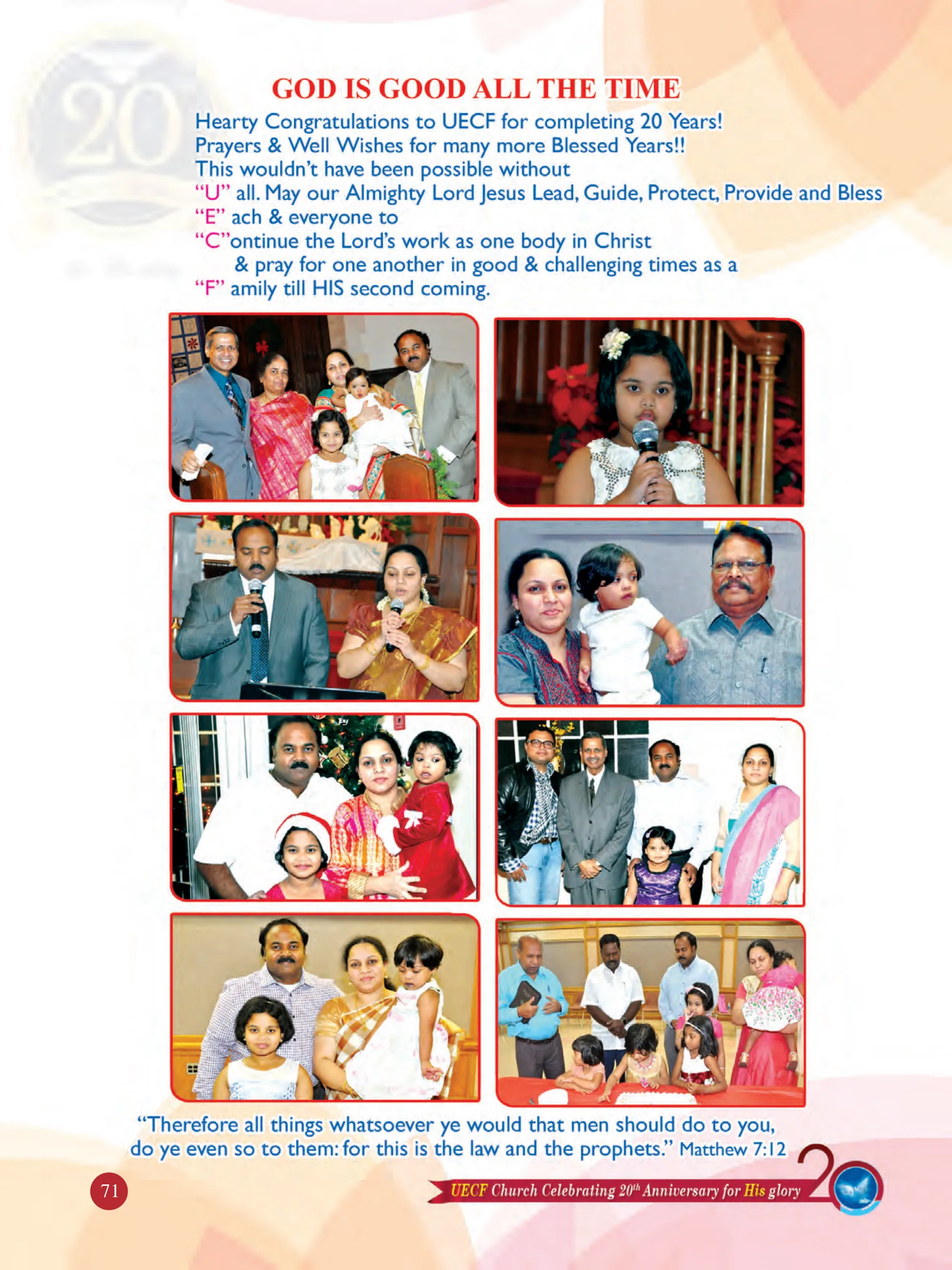 Mr. Anand Devi — souvenir page 71