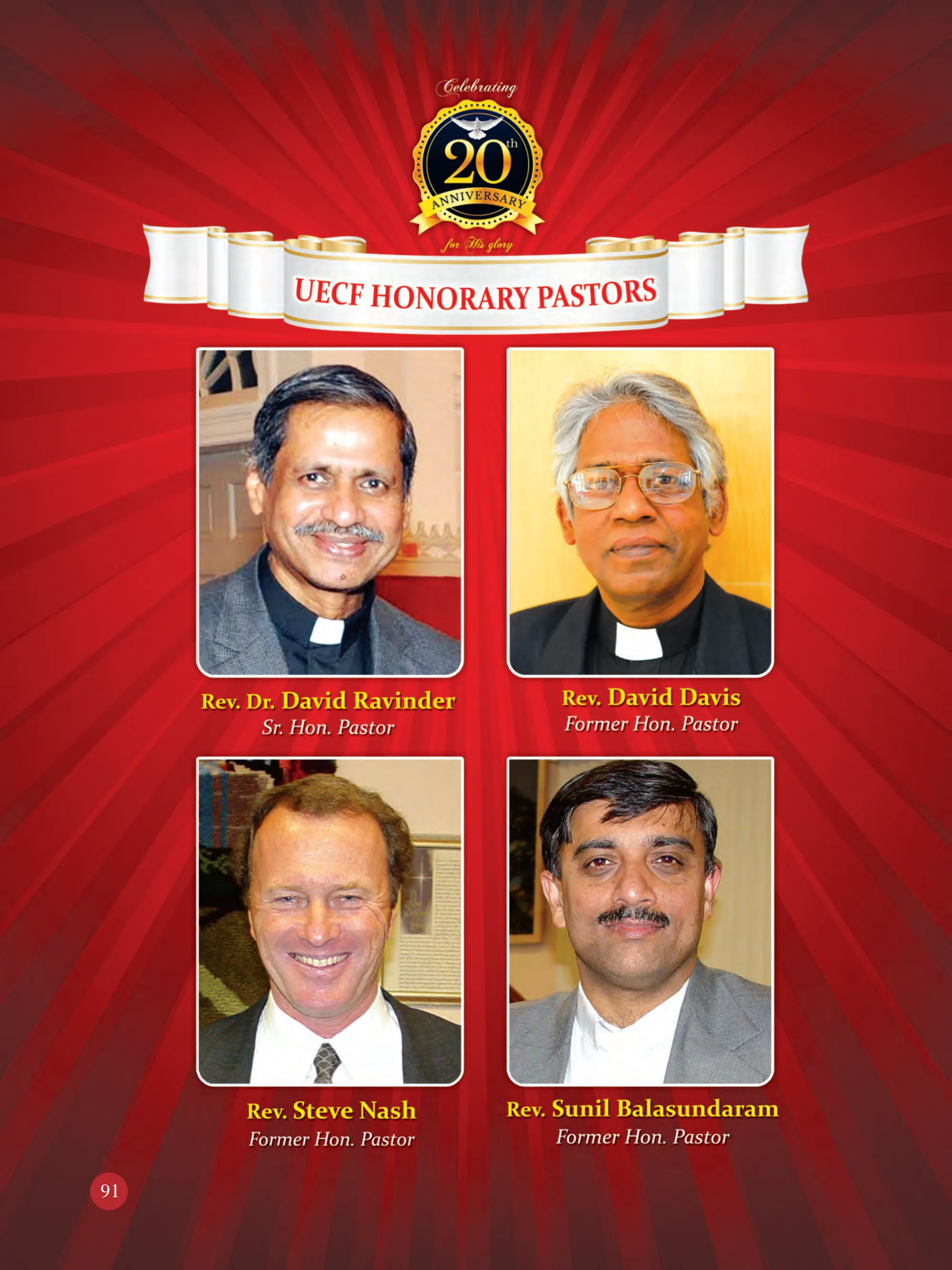 UECF Honorary Pastors — souvenir page 91