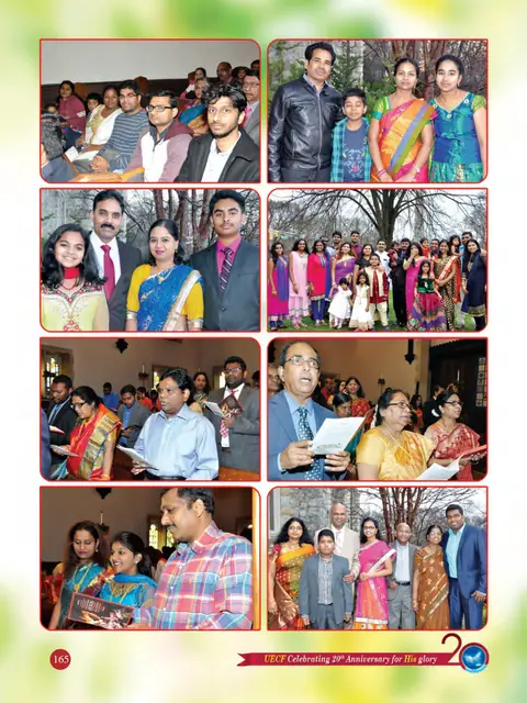 UECF families and events — souvenir page 165