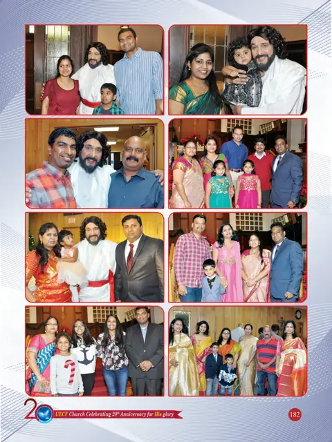 UECF families and events — souvenir page 182