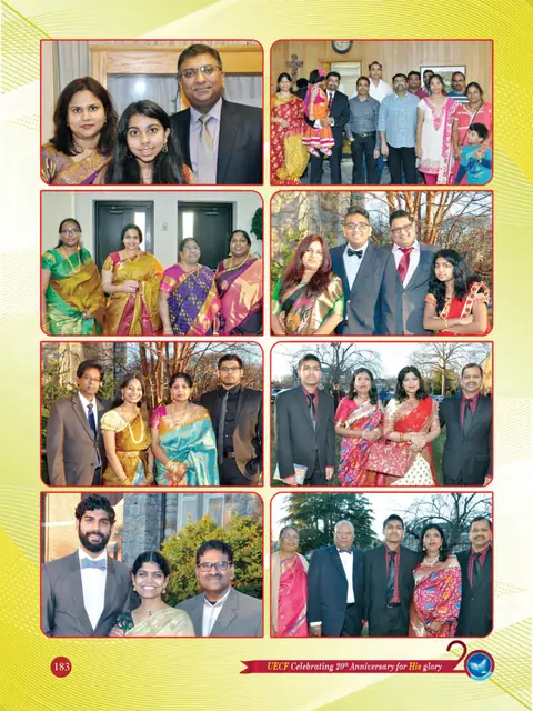 UECF families and events — souvenir page 183