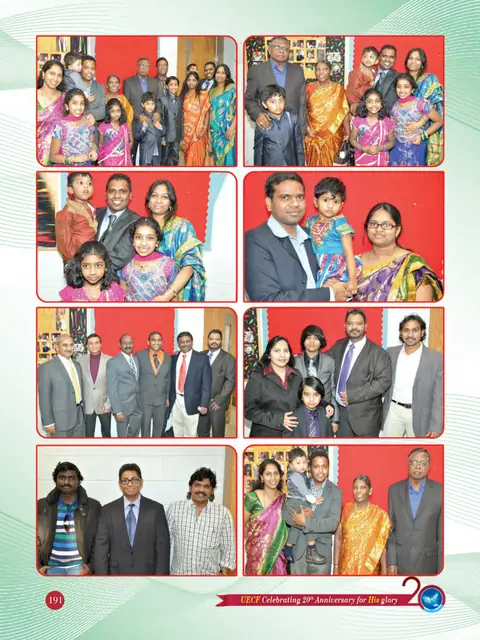 UECF families and events — souvenir page 191