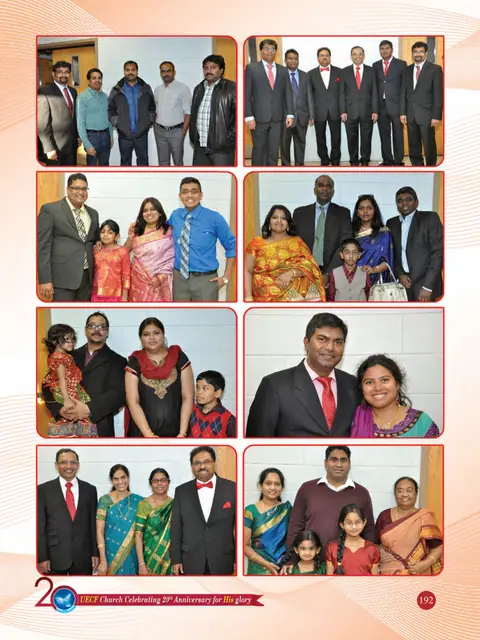 UECF families and events — souvenir page 192