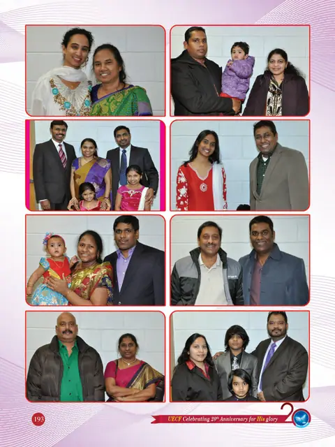 UECF families and events — souvenir page 193