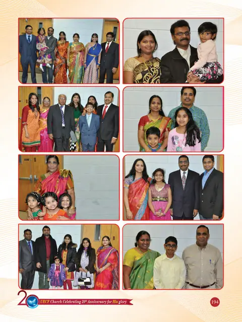 UECF families and events — souvenir page 194